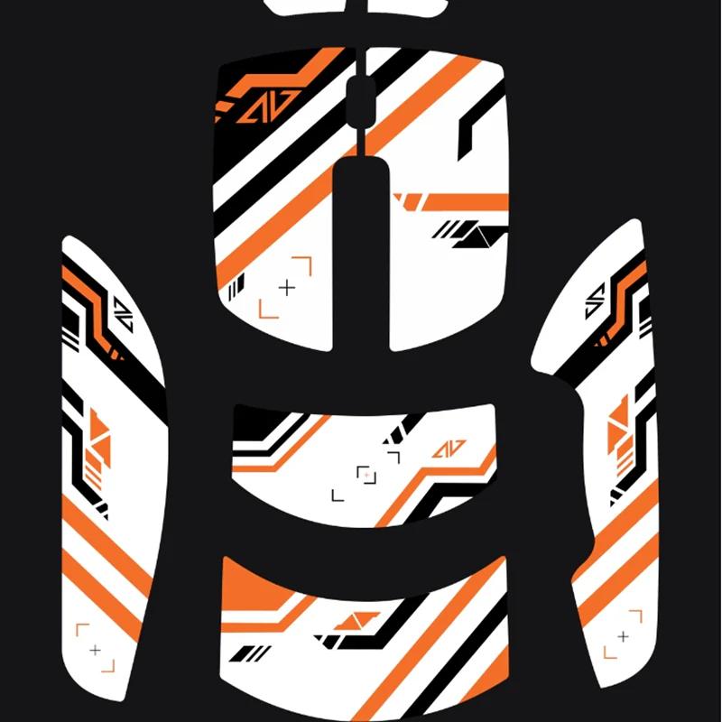 AJAZZ AJ139pro Mouse Grip Tape with Mice Feet - Version:White Orange