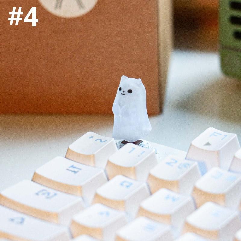 YUNZII Little Ghost Translucidus Artisan Keycap - Version:#4