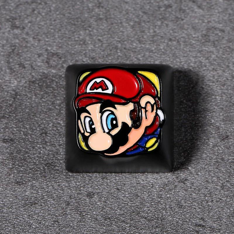 YUNZII TAC SUPER MARIO Aluminum Artisan Keycaps - Version:Mario(1u)