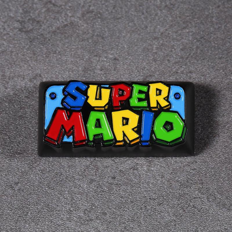 YUNZII TAC SUPER MARIO Aluminum Artisan Keycaps - Version:Super Mario(2u)