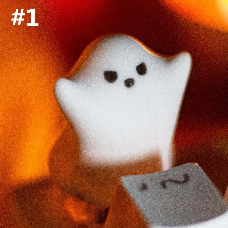YUNZII Little Ghost Opaque Artisan Keycap - Version:#1