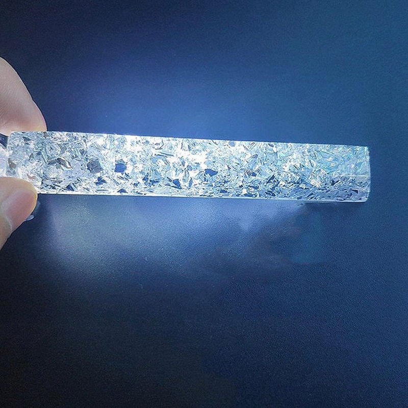 YUNZII Handmade Resin Artisan Keycaps - Type:Silver Spacebar