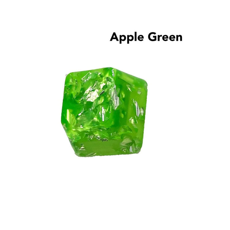 YUNZII Handmade Resin Artisan Keycaps - Type:Apple Green Keycap * 1