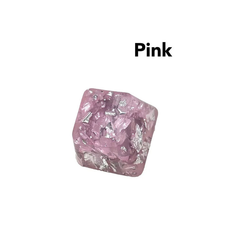 YUNZII Handmade Resin Artisan Keycaps - Type:Pink Keycap* 1