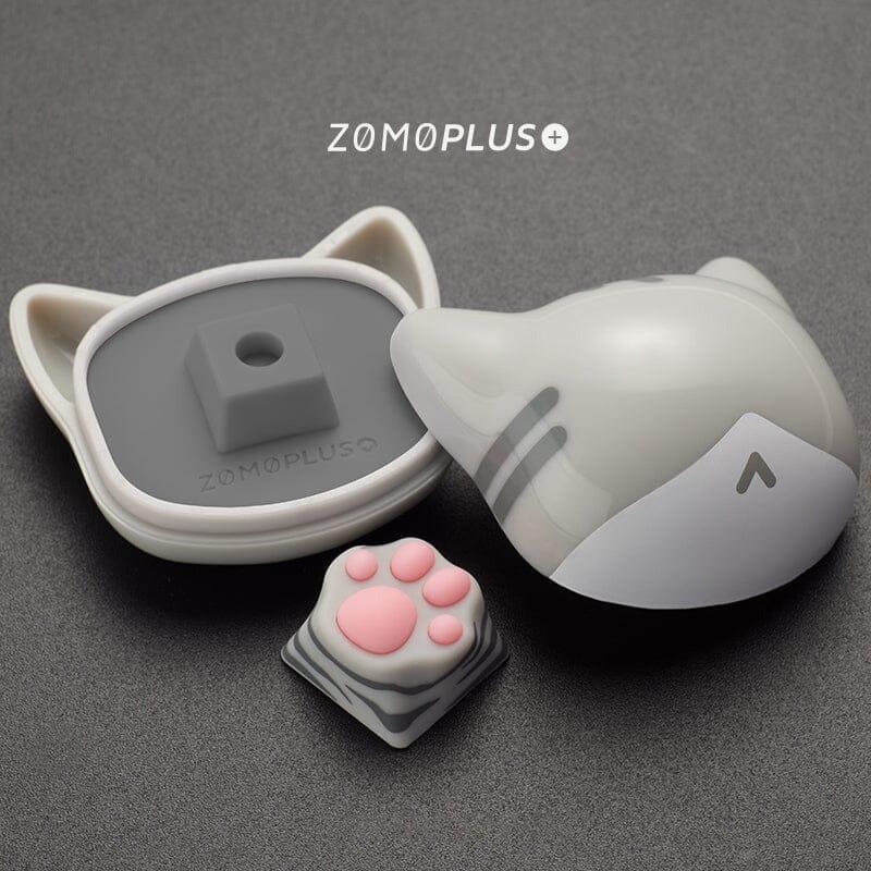 ZOMOPLUS Paw Multi-Color ABS Silicon Artisan Keycap - Version:American Shorthair