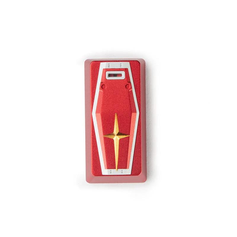 ZOMOPLUS X iKBC X MOBILE SUIT Gundam Series Aluminum Keycap - Ships From:China - Version:RX-78-2 RED SHIELD