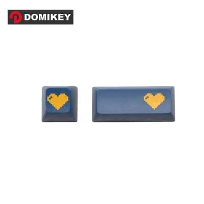 DOMIKEY Pixel Heart Artisan Keycaps - Profile:Cherry - Version:Indigo