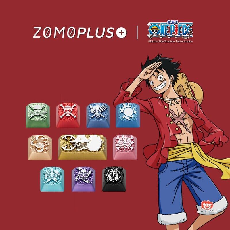 ZOMOPLUS One Piece Aluminum Artisan Keycap - Version:STRAW HAT CREW OF 10
