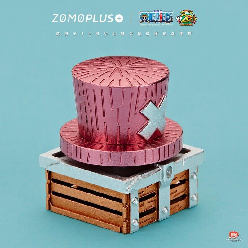 ZOMOPLUS One Piece Aluminum Luffys Hat Artisan Keycap - Version:CHOPPERS HAT