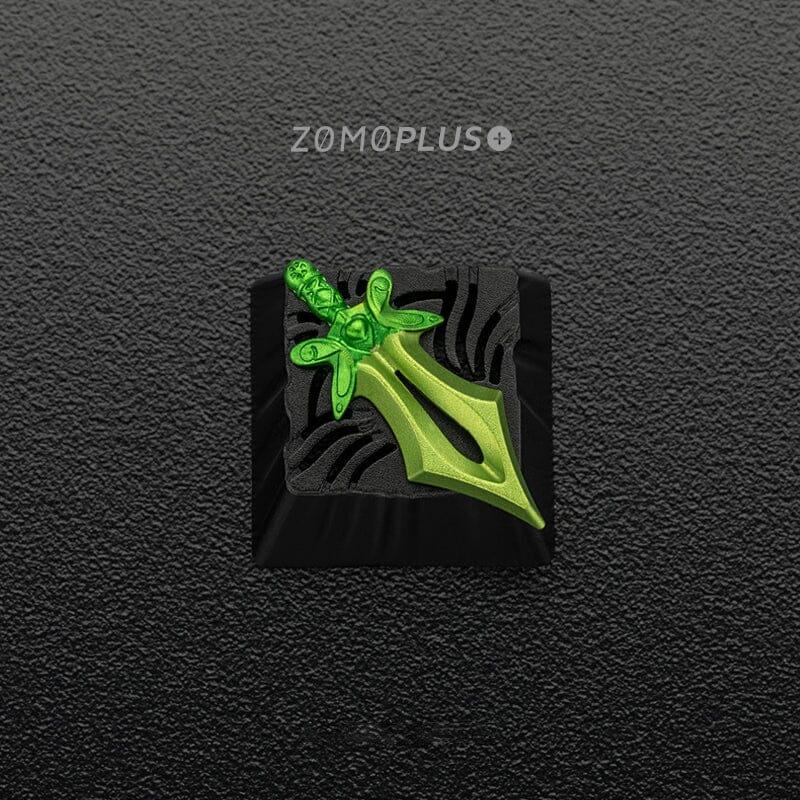 ZOMOPLUS DOTA2 Theme Aluminum Artisan Keycap - Ships From:China - Version:BUTTERFLY