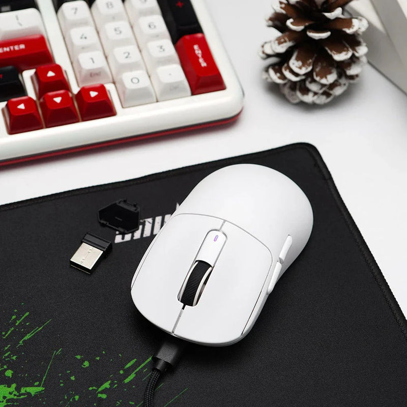 ATTACK SHARK X3/X3 PRO Three Mode Mouse - Version:X3-White
