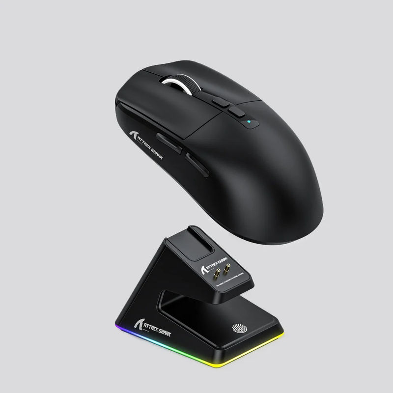 ATTACK SHARK X6 RGB Gaming Mouse - Version:X6-Black