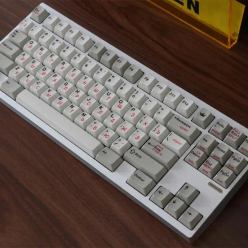 Soulcat Red Russian Cherry Profile Keycap Set