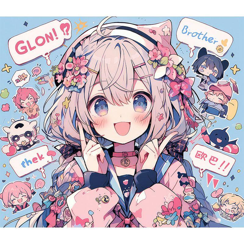 AXGamingPunk Drizzle Series Mousepad - Version:Obaaa - Type:420*330mm