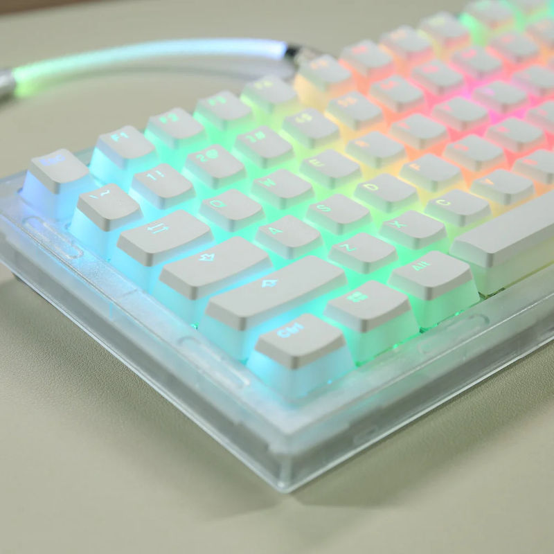 YUNZII Pudding OEM Profile Keycap Set - Version:White