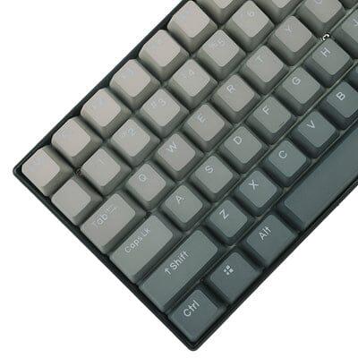 YMDK Gray Gradient OEM Keycaps - Version:108 keys