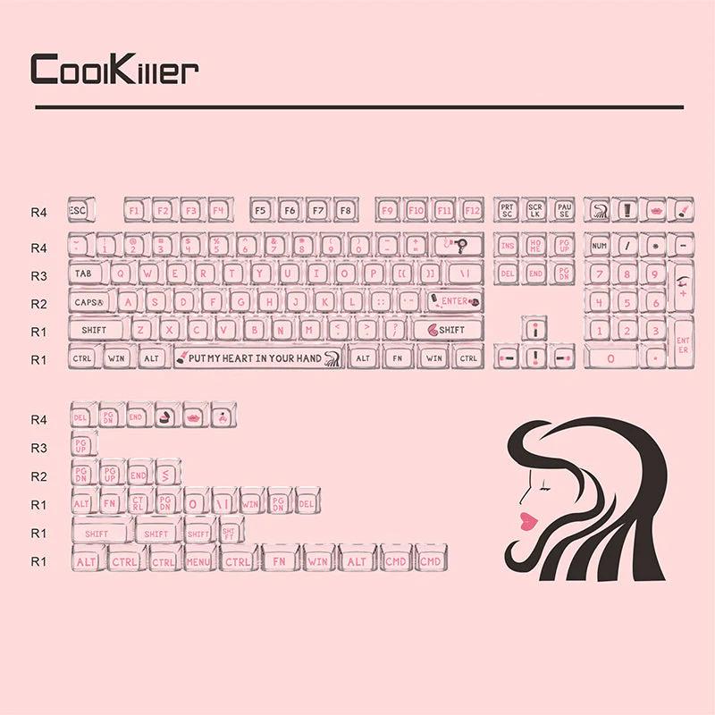 CoolKiller Transparent SA Keycaps Set - Version:My Queen
