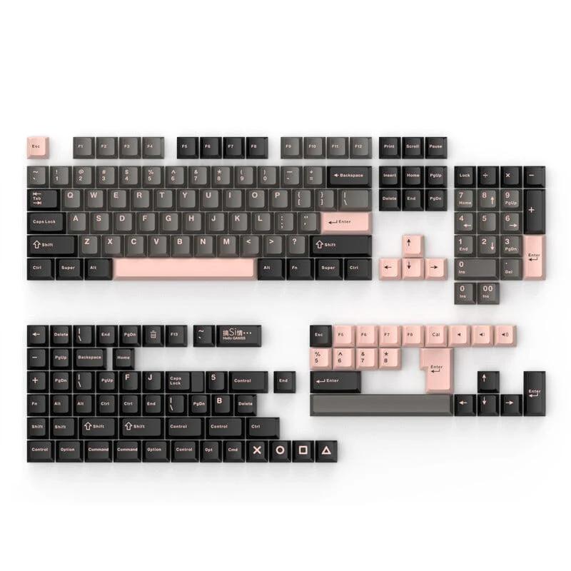 HELLOGANSS OEM PBT Keycaps Set - Version:GG-02-Cherry