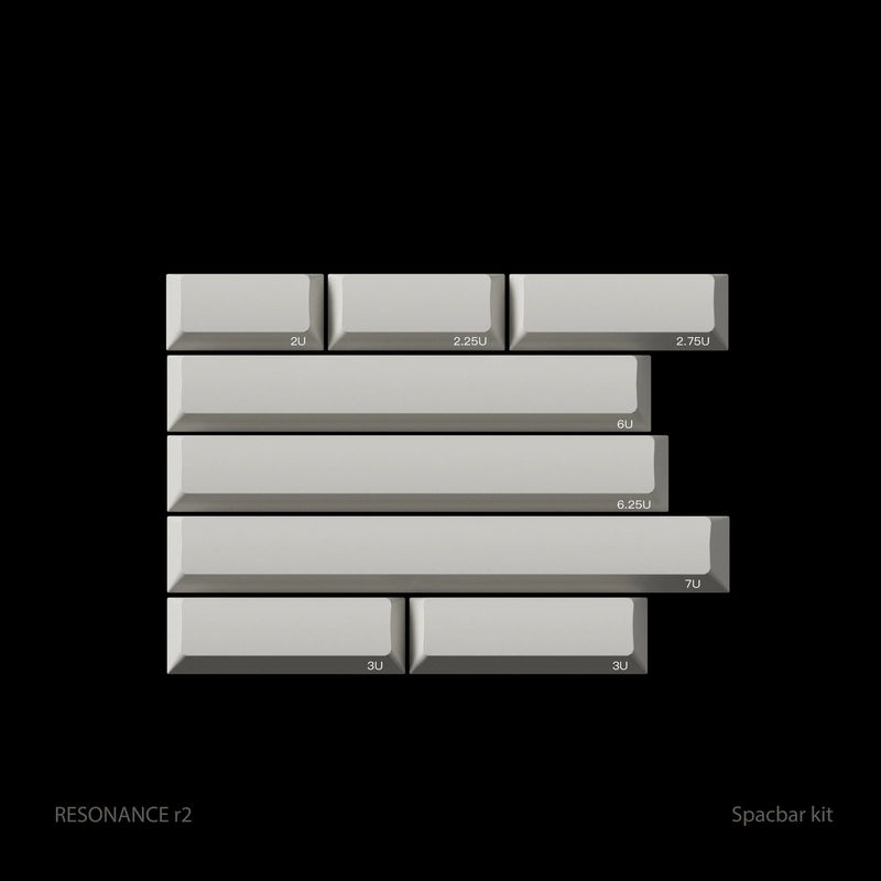 KBDfans RESONANCE R2 Cherry Profile Keycaps Set - Version:Spacebar
