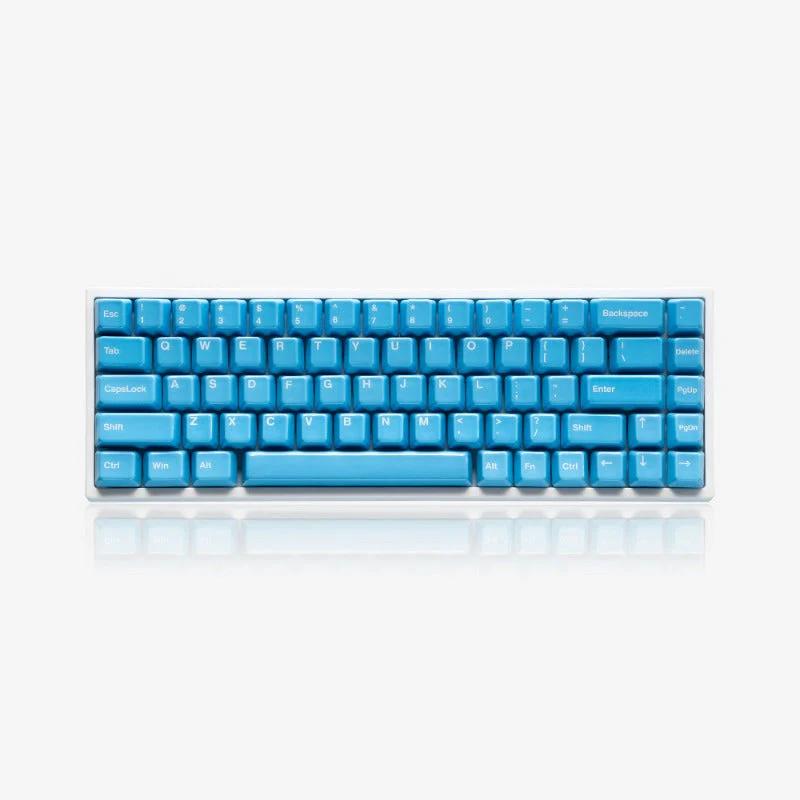 Cerakey V2 Ceramic Full Set Cherry Profile Keycaps - Version:Full Set Water Blue - Type:With Legends