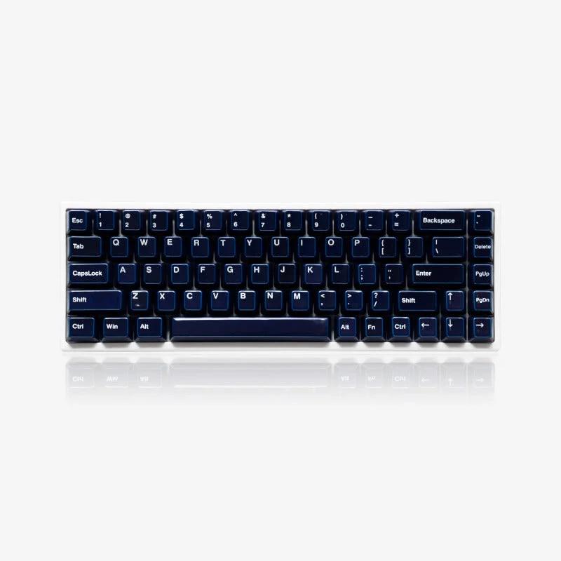Cerakey V2 Ceramic Full Set Cherry Profile Keycaps - Version:Full Set Indigo - Type:With Legends