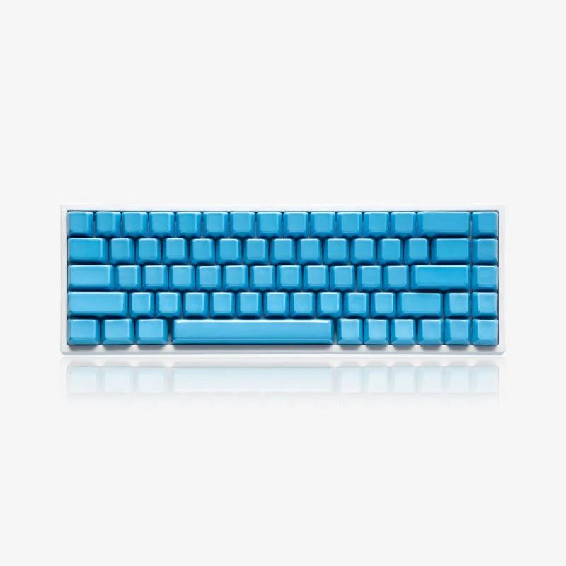 Cerakey V2 Ceramic Full Set Cherry Profile Keycaps - Version:Full Set Water Blue - Type:Blank