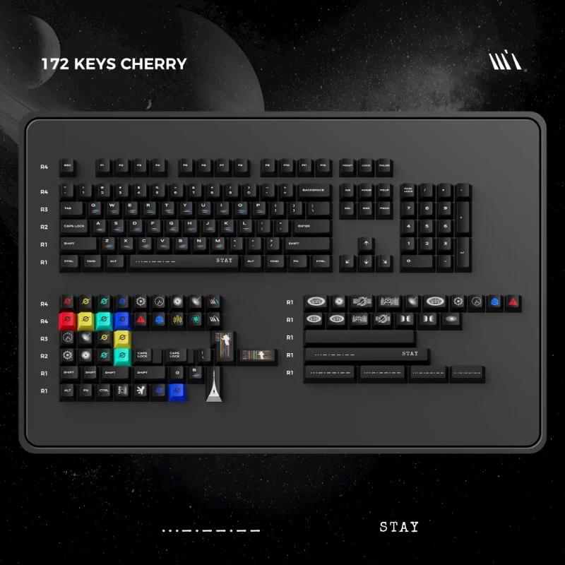 WUkds Interstellar STAY KCA/Cherry Profile PBT Keycaps - Version:Interstellar-STAY Cherry