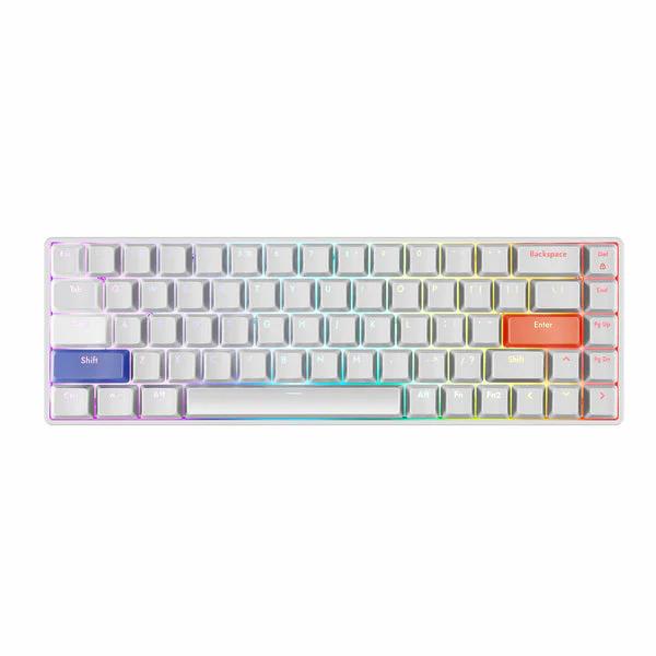 DrunkDeer G65 Wired Magnetic Switch Rapid Trigger 68keys Keyboard - G65 Version:G65 White - Keycaps:OEM-ABS