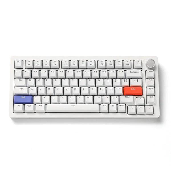 DrunkDeer A75 Wired Magnetic Switch 82keys Keyboard - A75 Version:A75 White - Keycaps:OEM-ABS