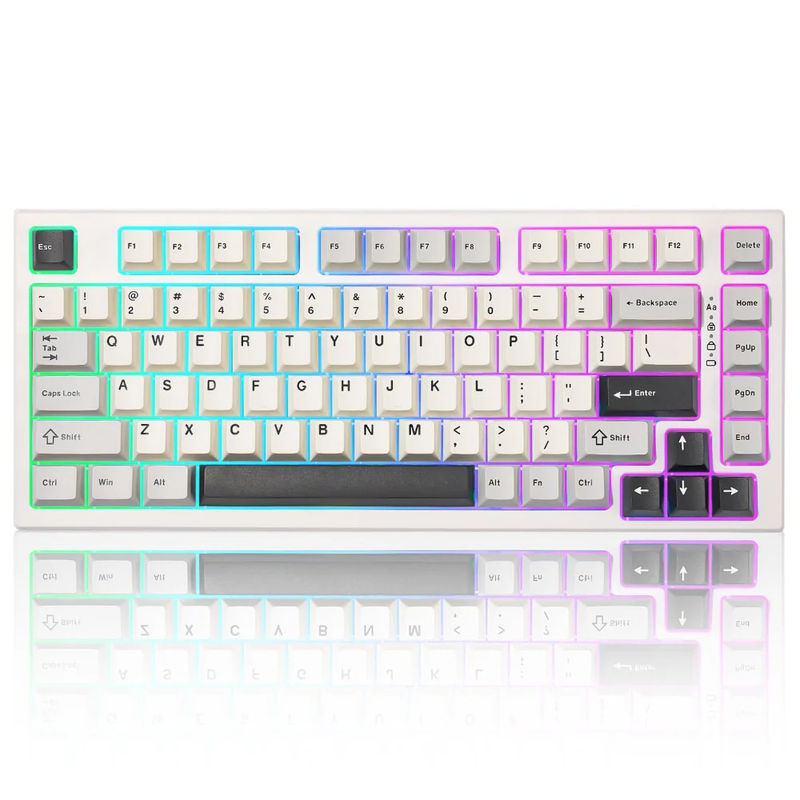 YUNZII RT80 Rapid Trigger 8K Magnetic Keyboard - Version:RT80 White - Switch:Gateron White Hall Switch