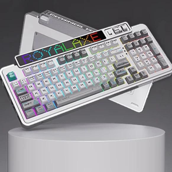 Royalaxe XL98 LED Dot-Matrix Display Mechanical Keyboard