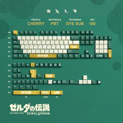 Titan Nation The Legend of Zelda Cherry Profile Keycaps Set