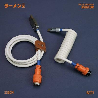 FBB Ramen Ichiraku Cherry Profile Keycaps Set - Version:Ramen Cable