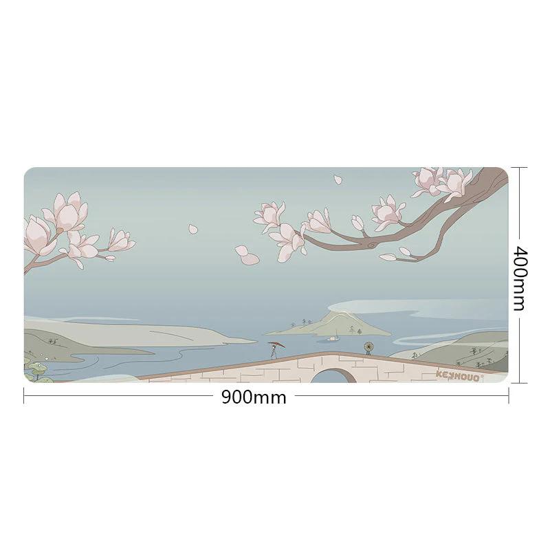 YUNZII Spring Tea Cherry Profile Keycap Set - Version:Mousepad