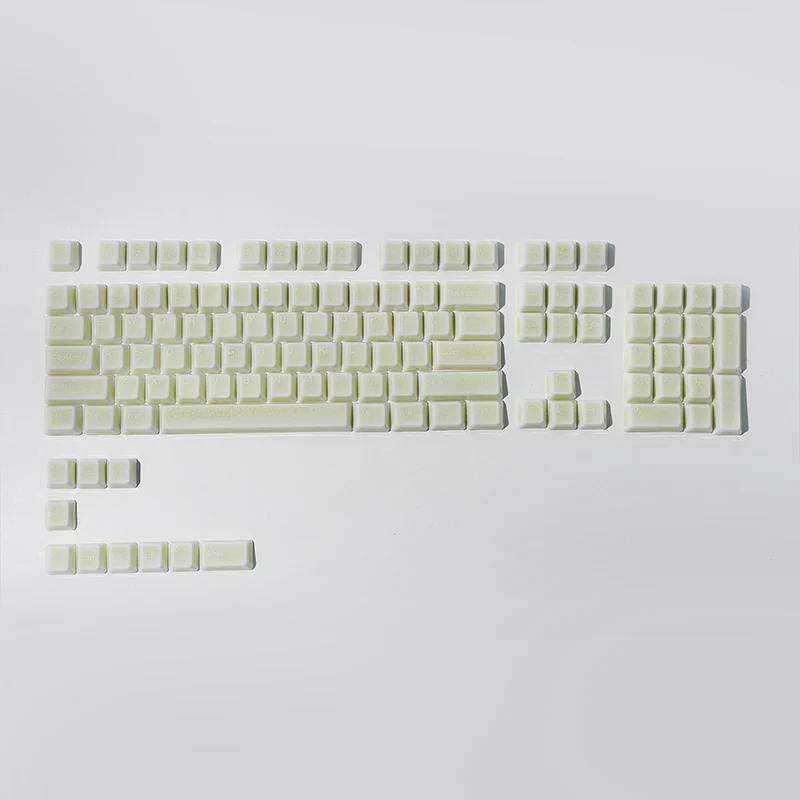 Cerakey Green Crazed V2 Cherry Profile Full Set Keycaps - Version:Green Crazed V2 - Type:With Legends