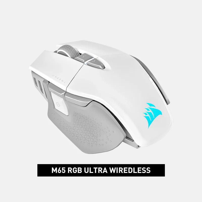 CORSAIR M65 RGB ULTRA  Mouse - Version:M65 White RGB ULTRA WIRELESS