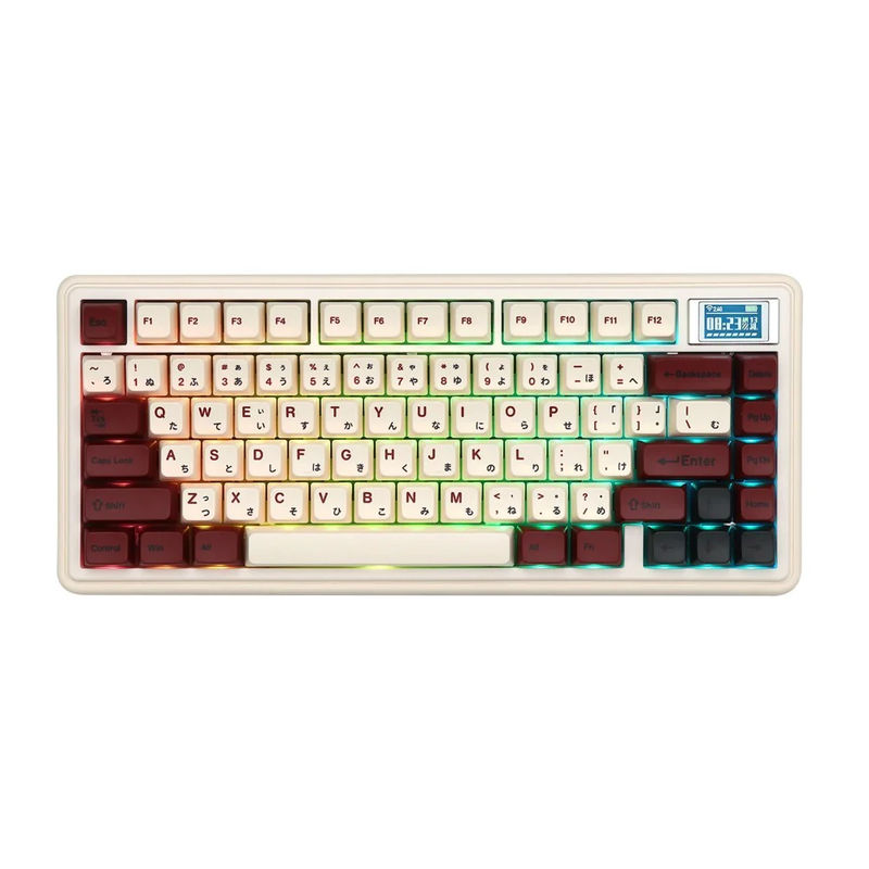 CIDOO ABM081 Stellar Gasket Hot-swappable Mechanical Keyboard - Verison:Assembled Keyboard - Case Color:White - Switch:CIDOO Carda Switch