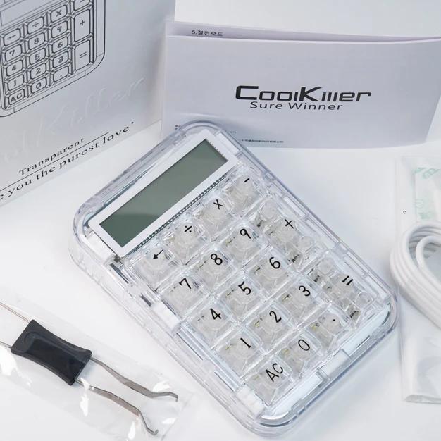 CoolKiller CK Polar Bear Numpad/calculator - Version:White  transparent - Switch:Ice Blade(Linear)