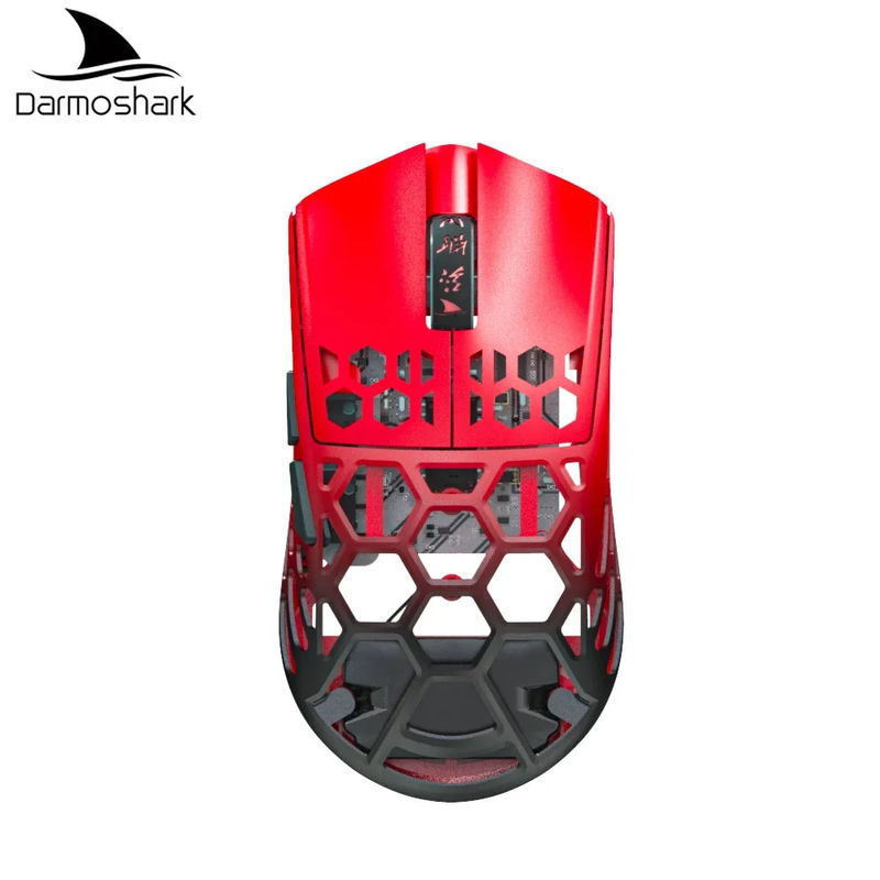 Darmoshark M2 Dareo 4K Magnesium Alloy Wireless Gaming Mouse - Version:M2-Air Red - Type:with 4k dongle