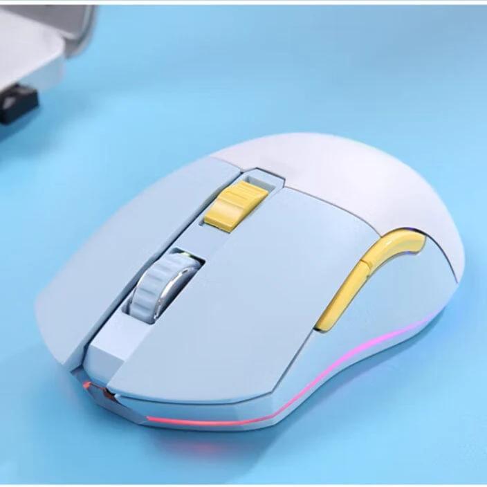 DAREU EM901 Dream Wired 2.4g Mouse - Type:Bluewhite-option 1