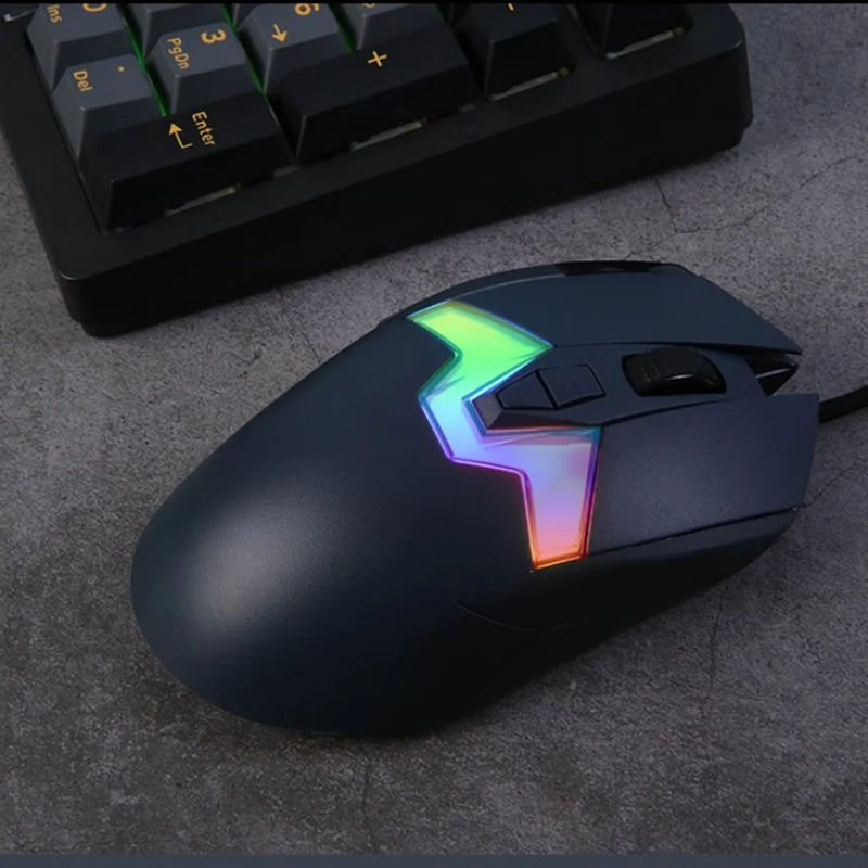 DAREU A980 Wired Mouse - Version:A980 Blue