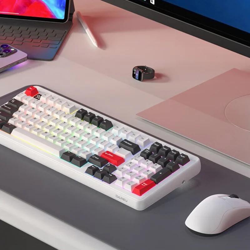 DAREU A98 Master Mechanical Keyboard - Version:White - Switch:Sky Switch