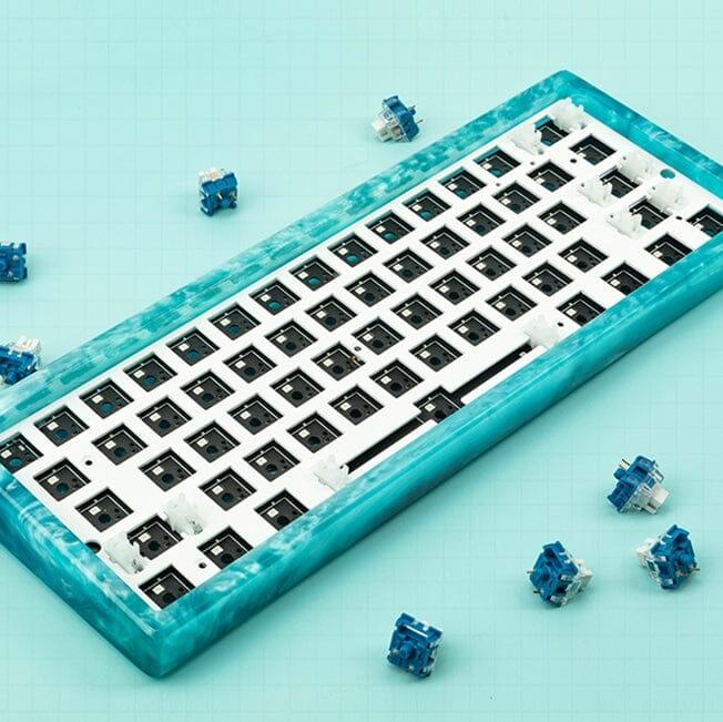 DAGK Resin61 RGB Keyboard Kit - Version:Blue kit
