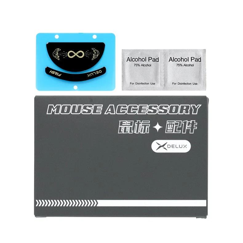 DELUX M800pro Mouse Grip Tape/Mice Feet - Version:Glass Mice Feet