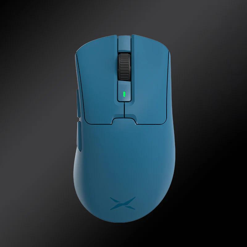 DELUX M900PRO Ergonomic 8K PAW3395 Wireless Gaming Mouse - Version:M900PRO(with 8k dongle&wireless charger) - Color Option:Blue