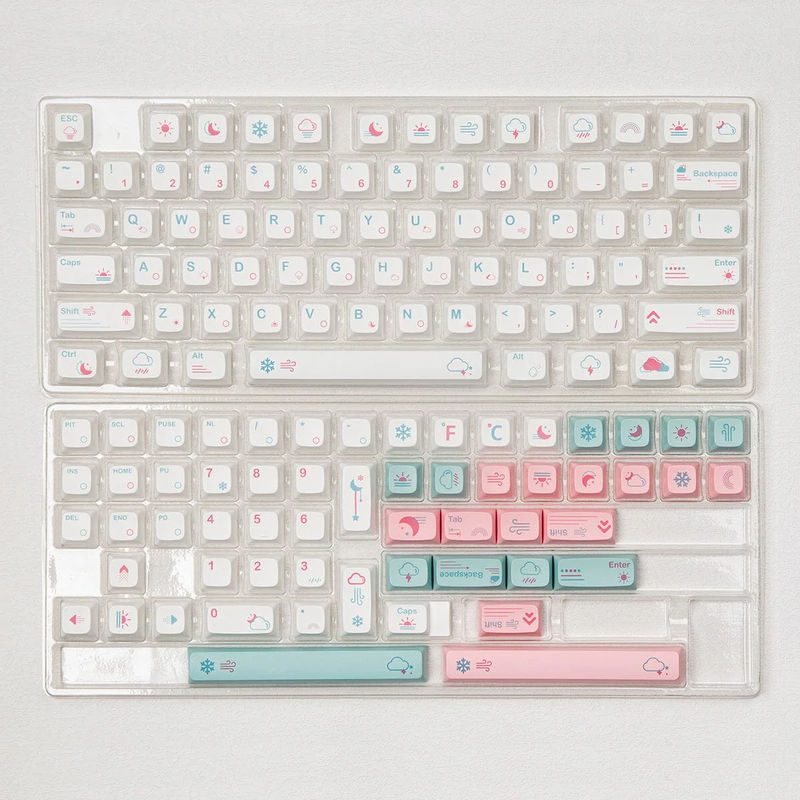 YUNZII Weather XDA Profile Keycap Set - Version:Weather-English