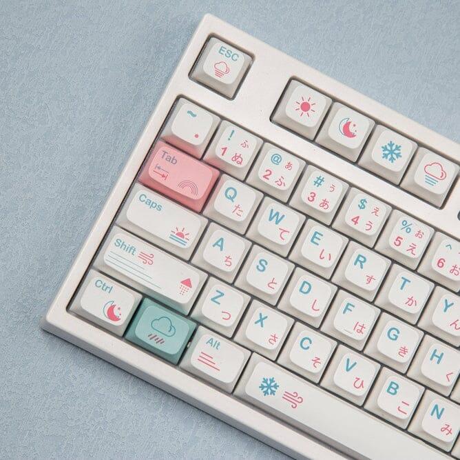 YUNZII Weather XDA Profile Keycap Set - Version:Weather-English&Japanese