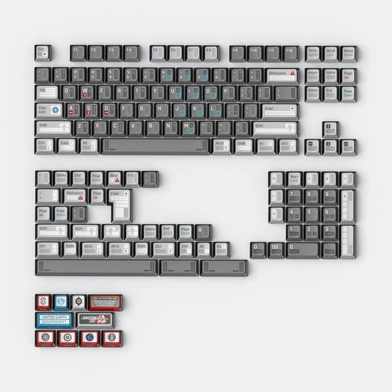 KeyTok The Wandering Earth II X SCIFI Fanspace KOL Keycaps