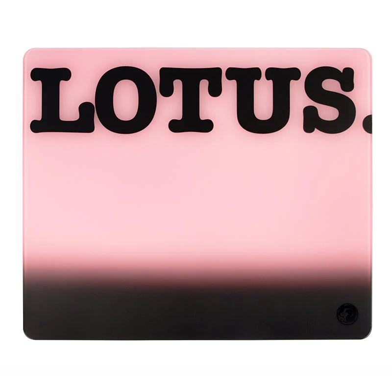 Esptiger Lotus Pink/Black Glass MousePad - Version:Lotus Black