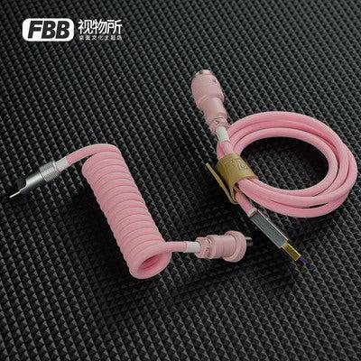FBB Mini Type-C Custom Cable - Version:Macaron Pink - Length:1.1m